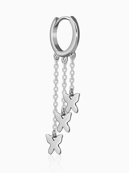 Silver Lunexa Wing Dangler Earrings