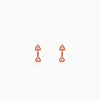 Rose Gold Arrowshine Studs