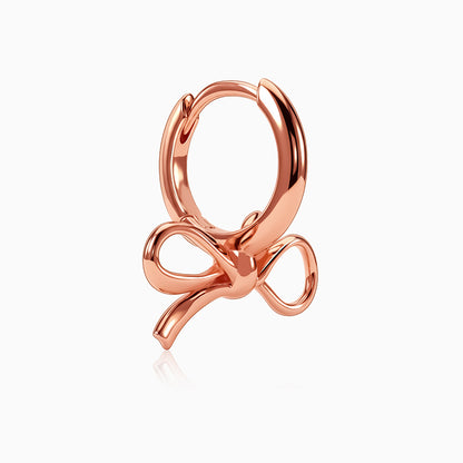 Rose Gold Velora Hoop Earrings
