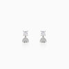 Silver Chanderi Jhumki