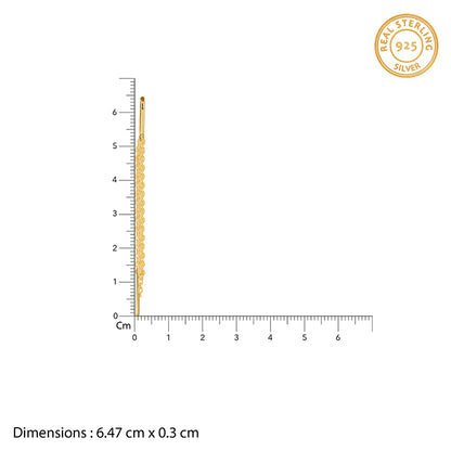 Golden Seriqo Nightshine Sui Dhaga Earrings