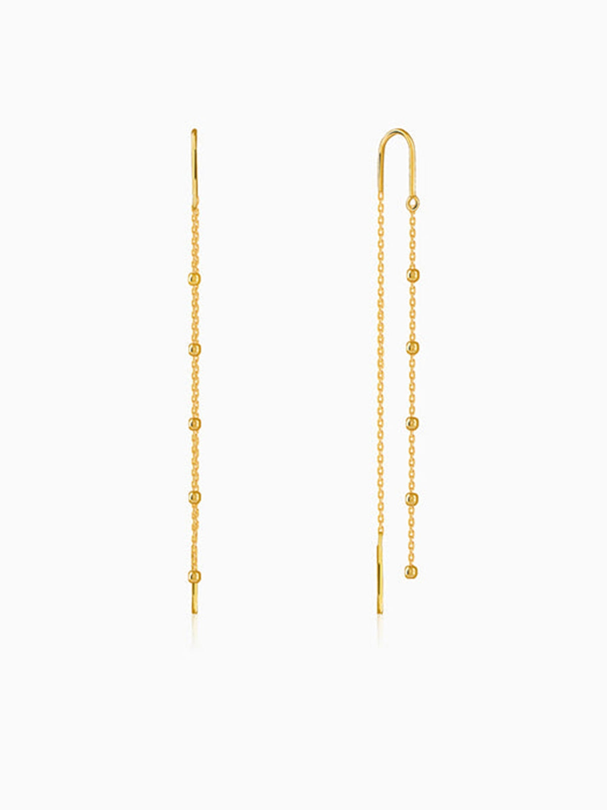 Golden Beadora Sui Dhaga Earrings