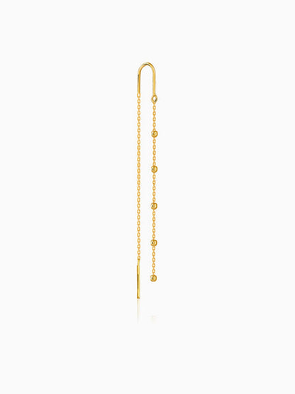 Golden Beadora Sui Dhaga Earrings
