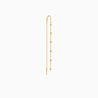 Golden Beadora Sui Dhaga Earrings