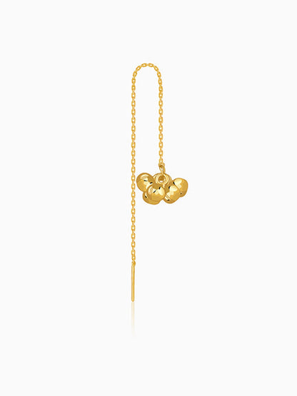Golden Cute Orb Sui Dhaga Earrings