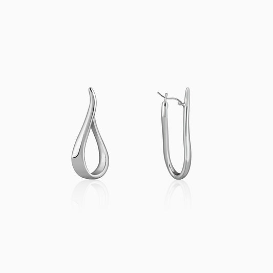 Silver Halo Muse Earrings