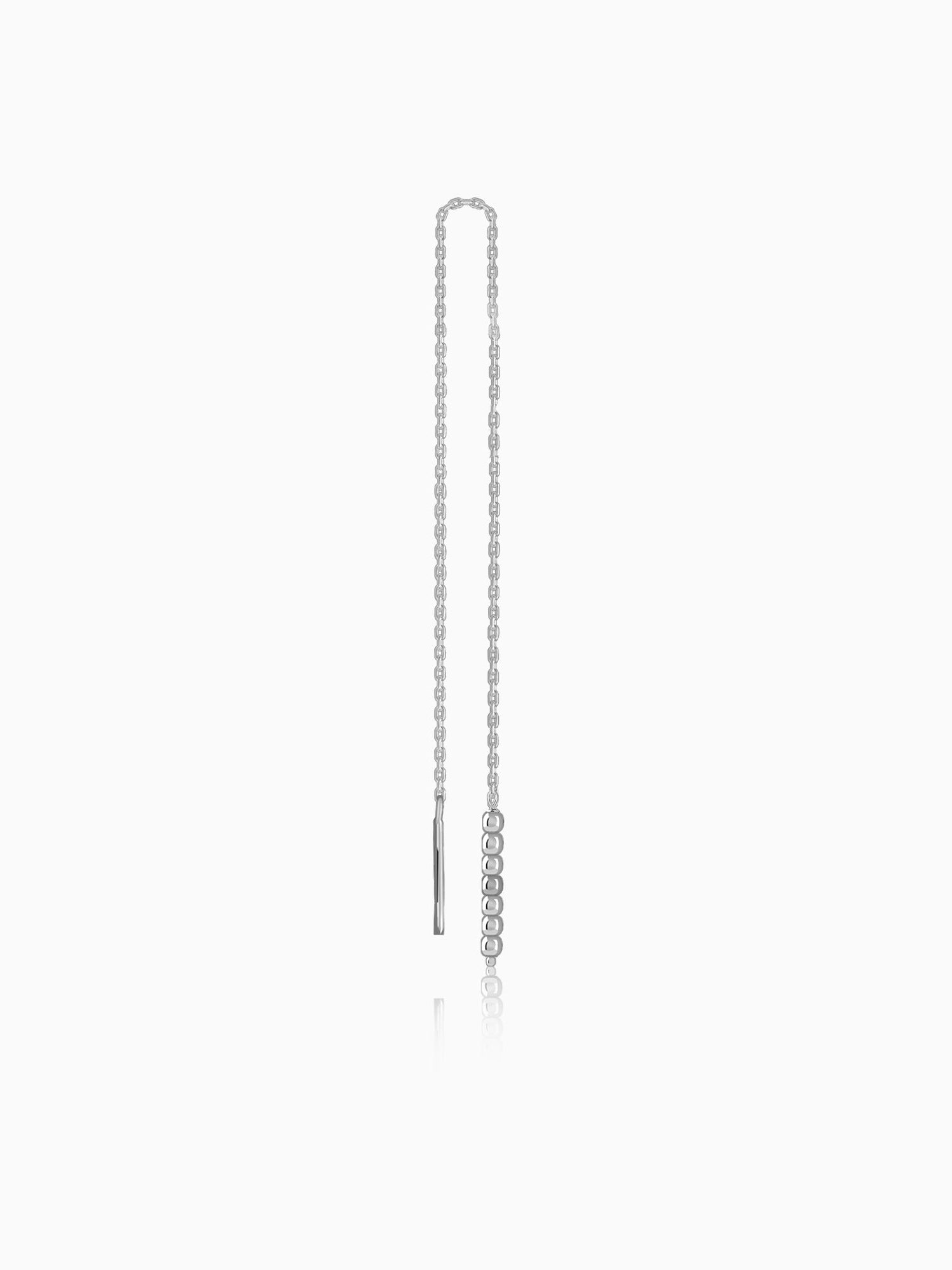 Silver Seriqo Flow Sui Dhaga Earrings