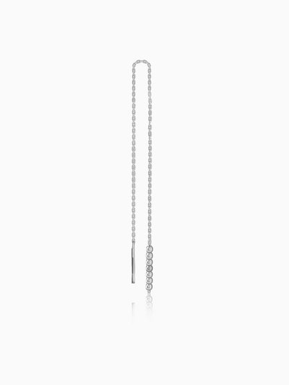 Silver Seriqo Flow Sui Dhaga Earrings