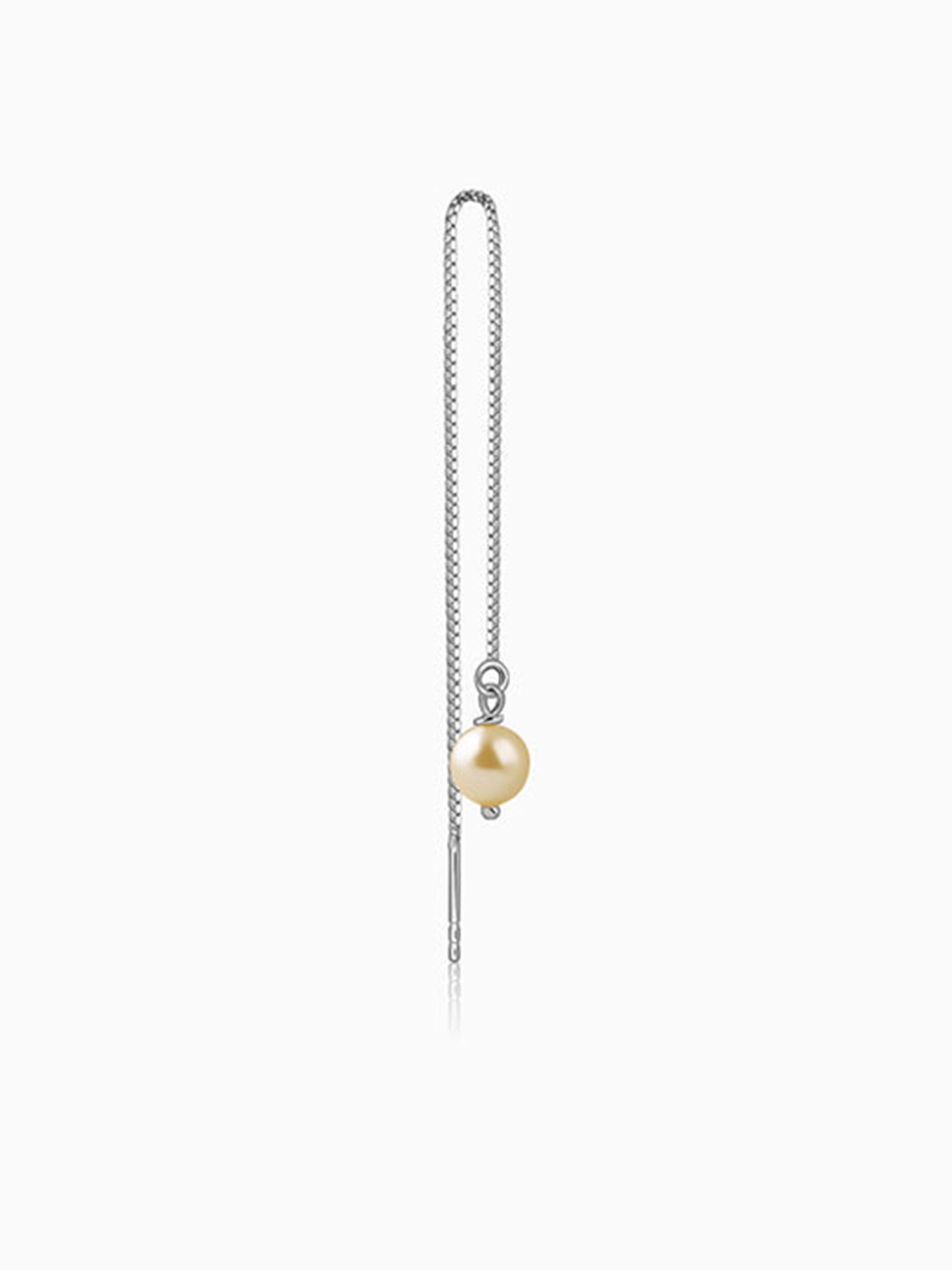 Silver Carey Pearl Sui Dhaga Earrings