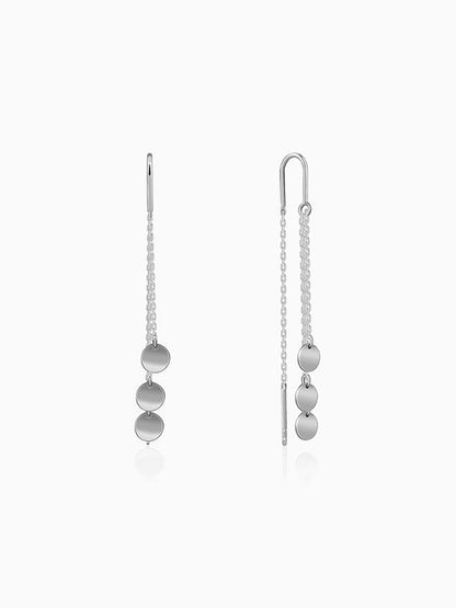 Silver Seriqo Flow Sui Dhaga Earrings