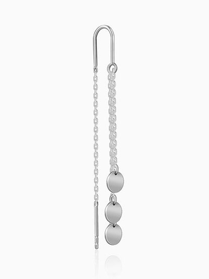 Silver Seriqo Flow Sui Dhaga Earrings