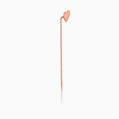 Rose Gold Love Note Sui Dhaga Earrings