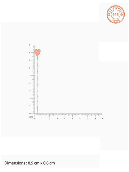 Rose Gold Love Note Sui Dhaga Earrings