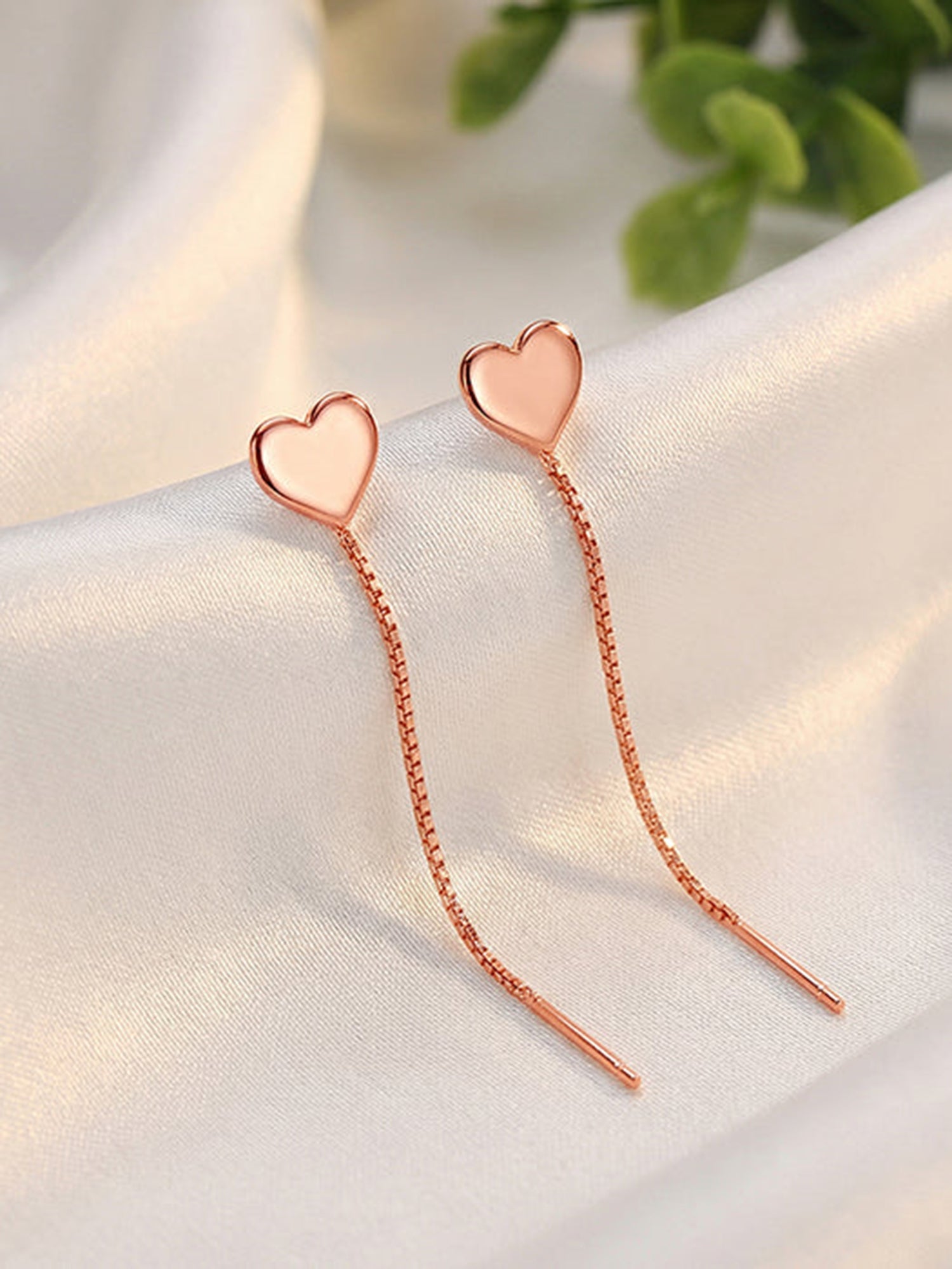 Rose Gold Love Note Sui Dhaga Earrings
