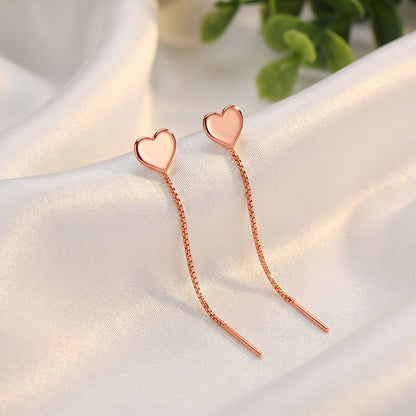 Rose Gold Love Note Sui Dhaga Earrings