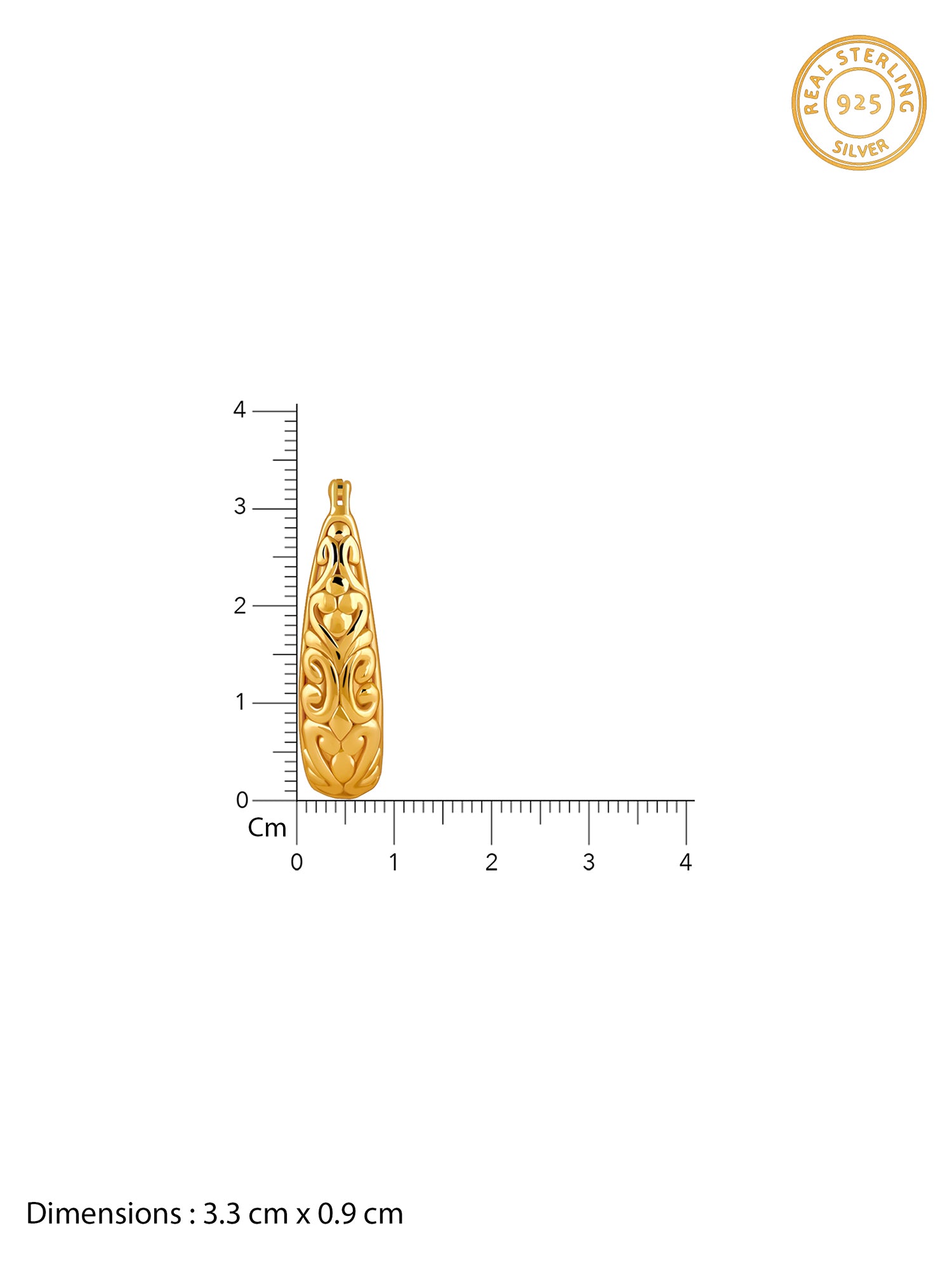 Golden Moroccan Hoop Earrings