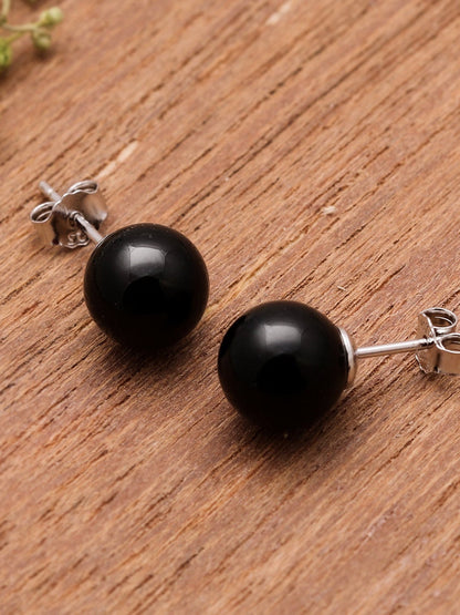 Black Pearl Earrings