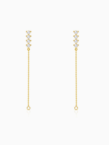 Golden Evangeline Dangler Earrings