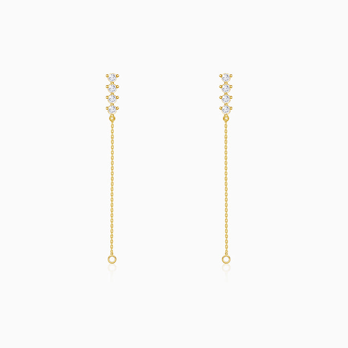 Golden Evangeline Dangler Earrings