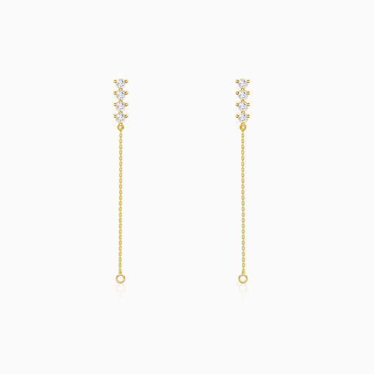 Golden Evangeline Dangler Earrings