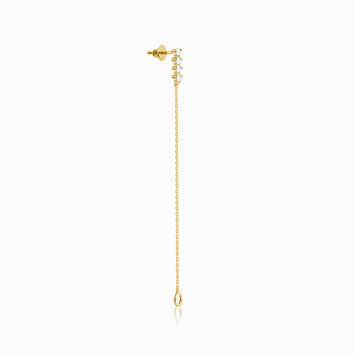 Golden Evangeline Dangler Earrings