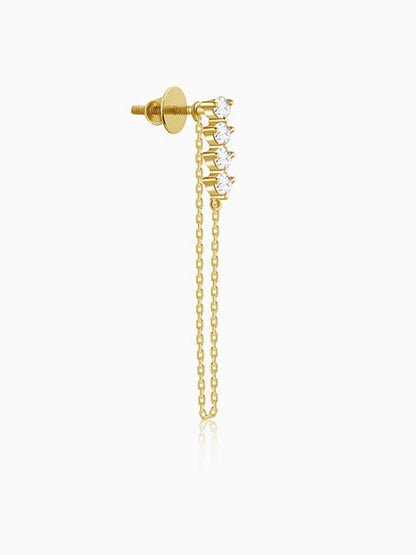 Golden Evangeline Dangler Earrings