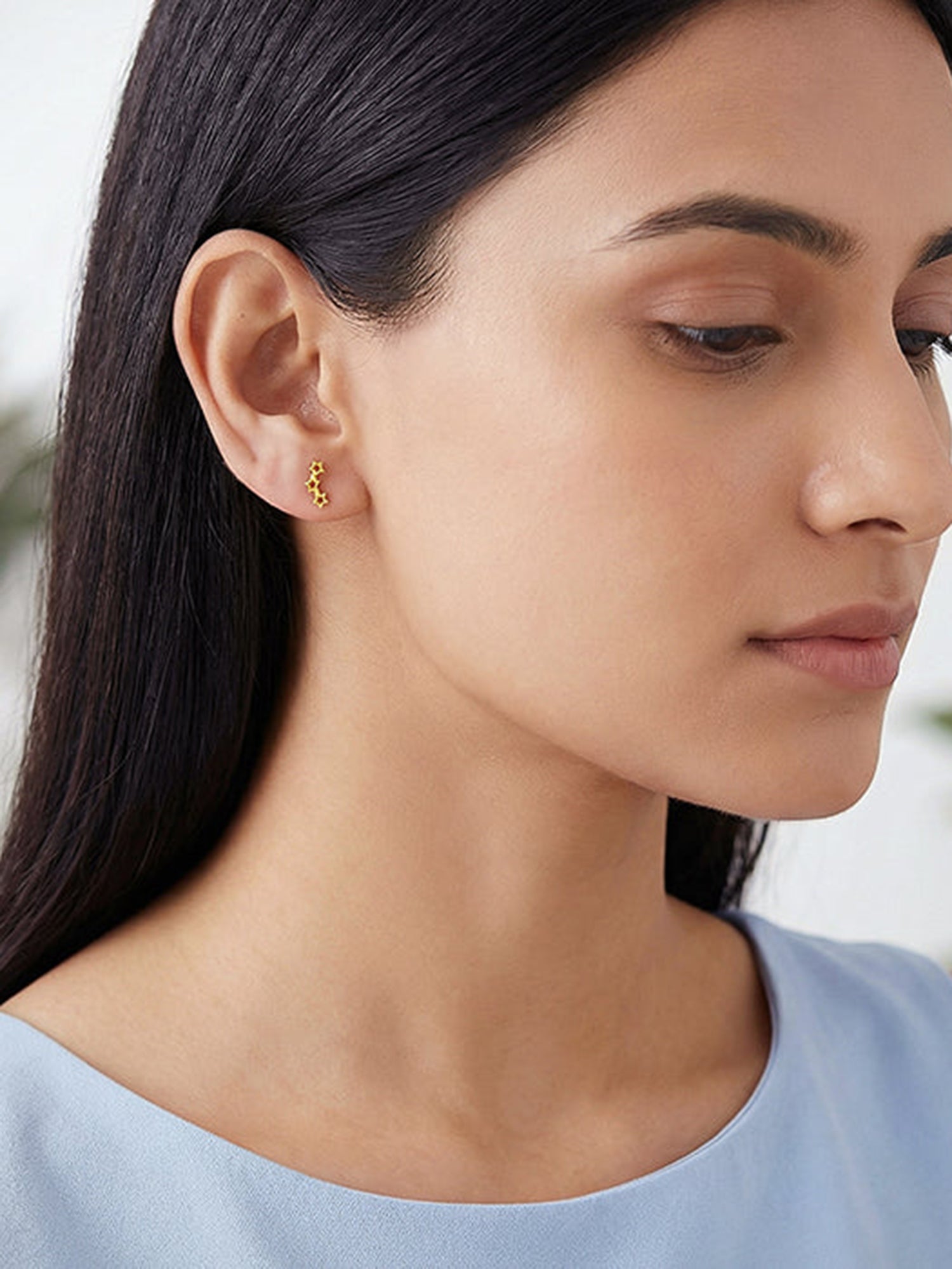 Golden Multi Twinkle Earrings