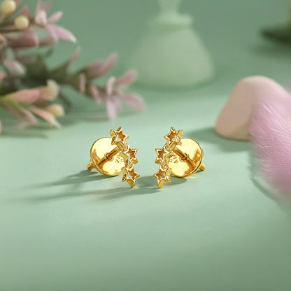 Golden Multi Twinkle Earrings