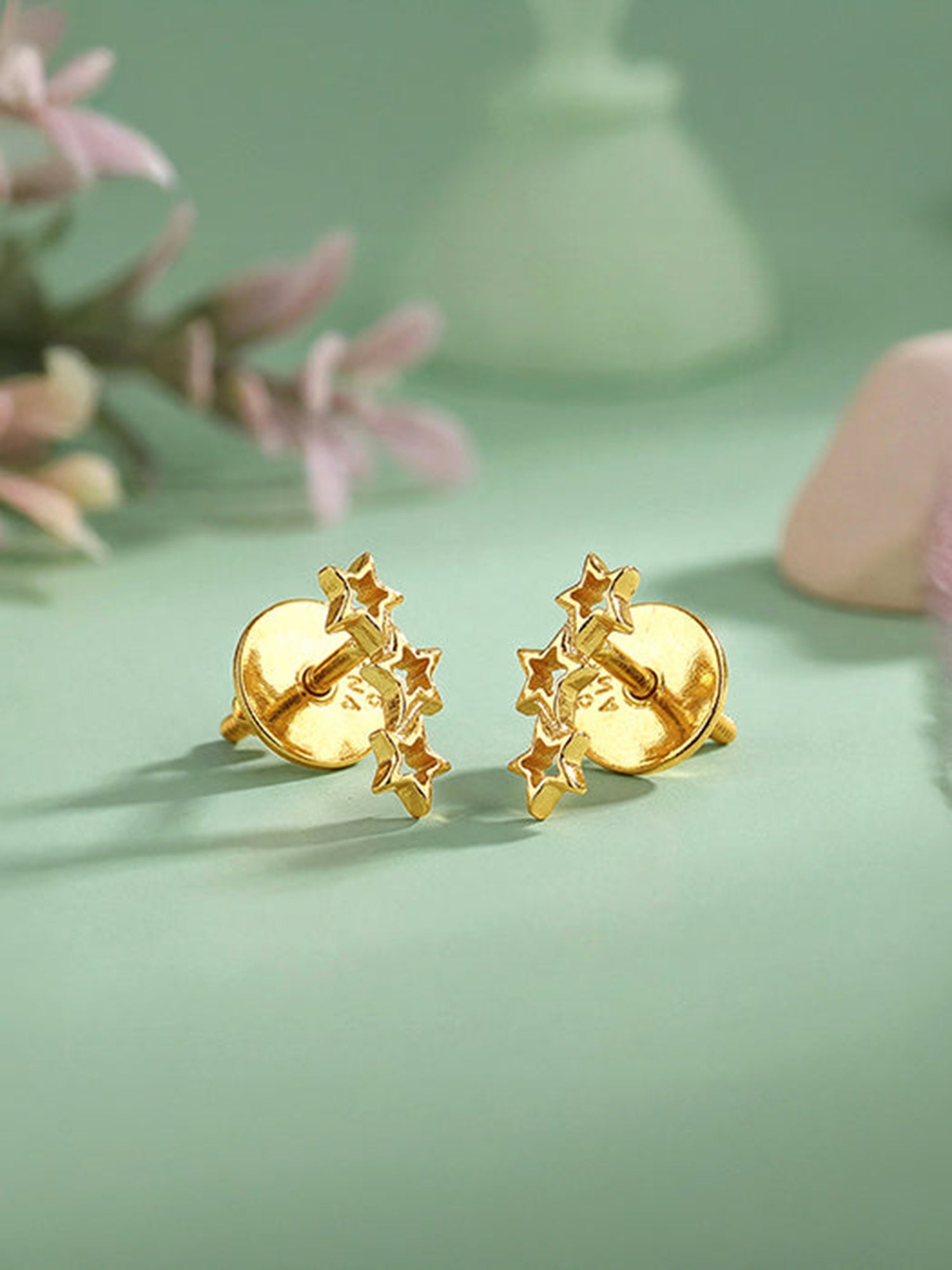 Golden Multi Twinkle Earrings
