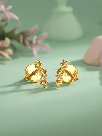 Golden Multi Twinkle Earrings