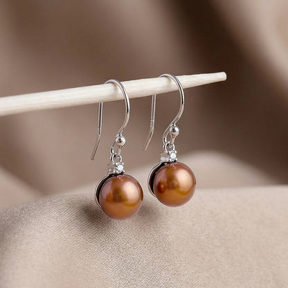 Silver Rachel Pearl Drop Earrings