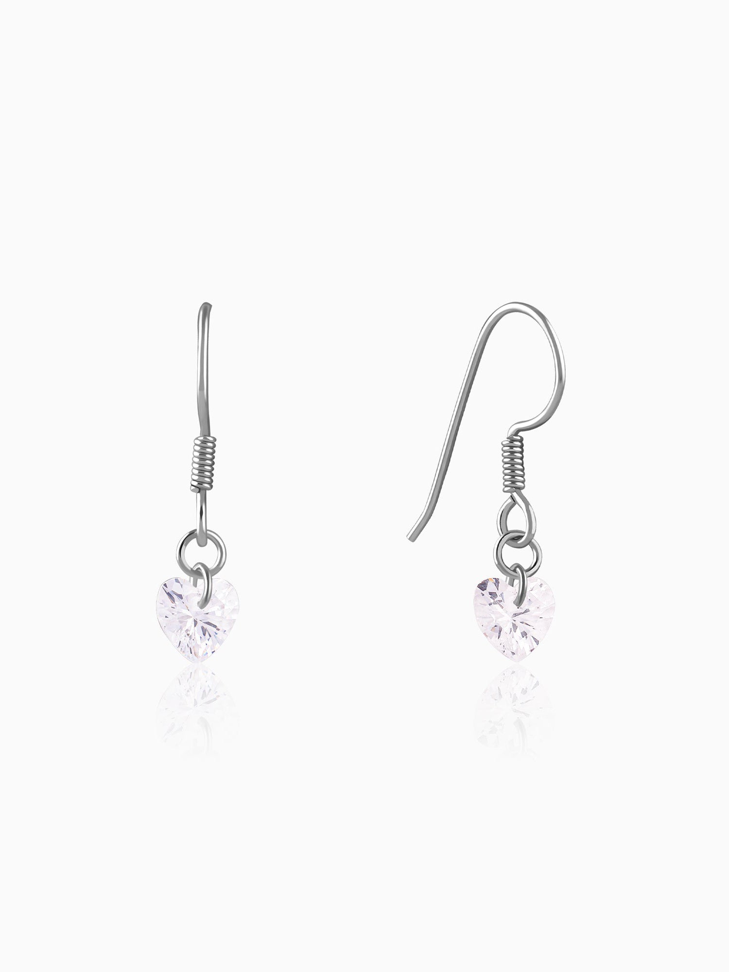 Silver Beyond Heart Earrings