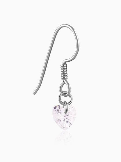 Silver Beyond Heart Earrings
