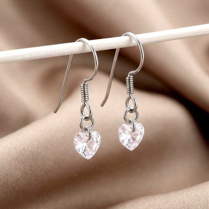 Silver Beyond Heart Earrings