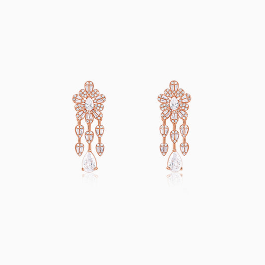 Rose Gold Romanov Earrings