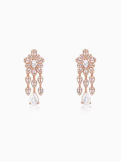 Rose Gold Romanov Earrings