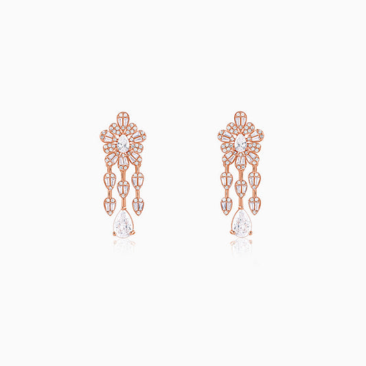 Rose Gold Romanov Earrings