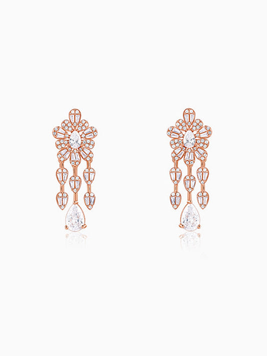 Rose Gold Romanov Earrings