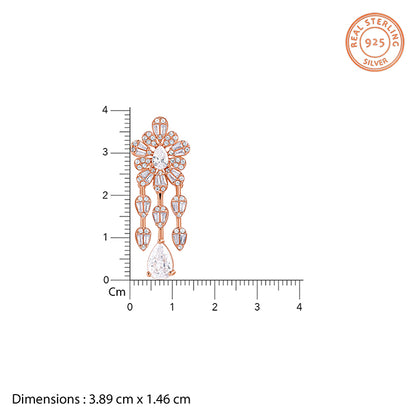 Rose Gold Romanov Earrings