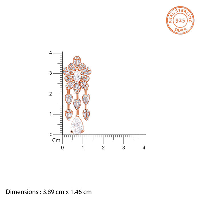 Rose Gold Romanov Earrings