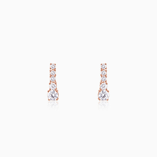 Rose Gold Medici Earrings