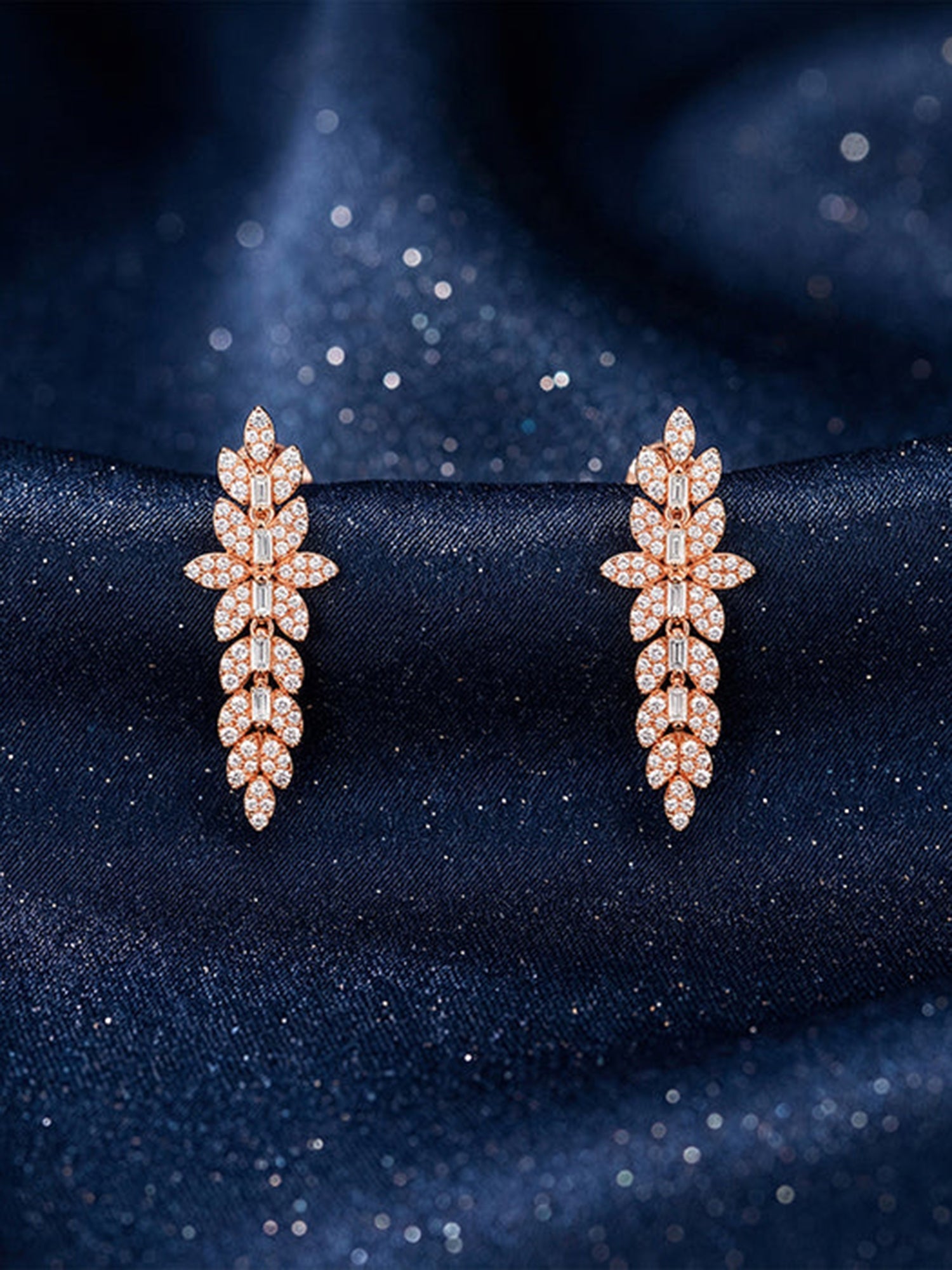 Rose Gold Kalyani Earrings