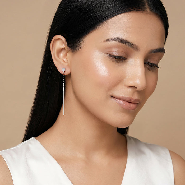 Silver Harmony Dangler Earrings