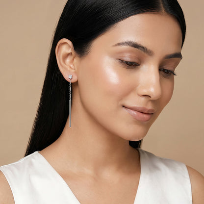 Silver Harmony Dangler Earrings