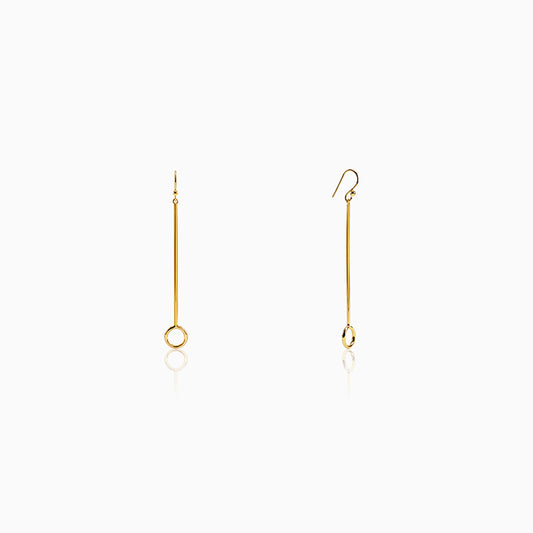 Golden Pendulum Danglers