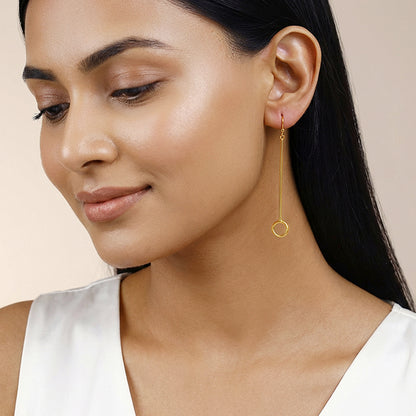 Golden Pendulum Danglers