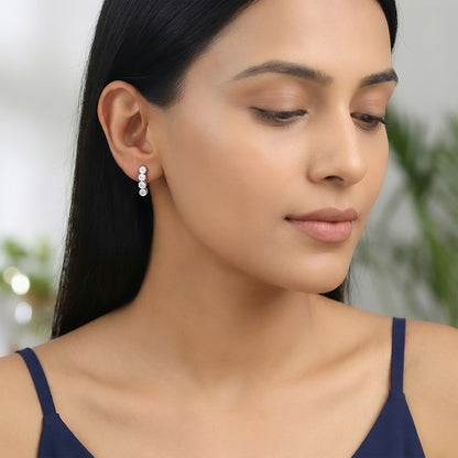 Silver Grimaldi Earrings