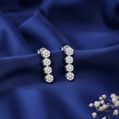 Silver Grimaldi Earrings