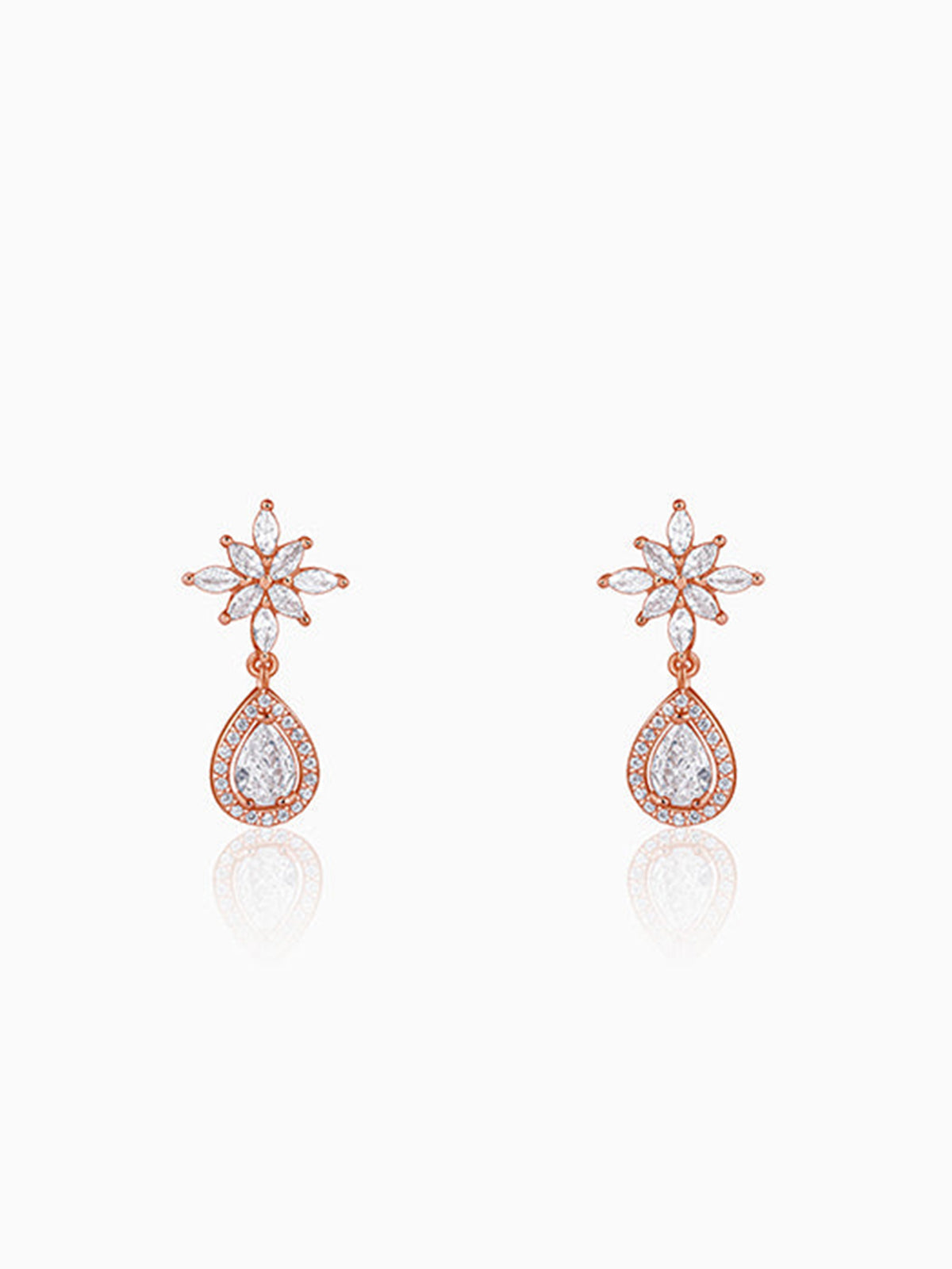 Rose Gold Kakatiya Earrings