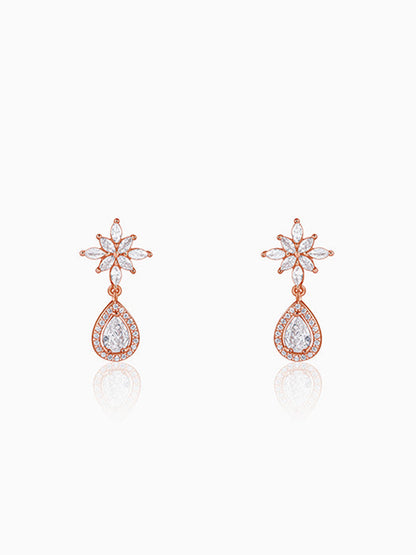 Rose Gold Kakatiya Earrings